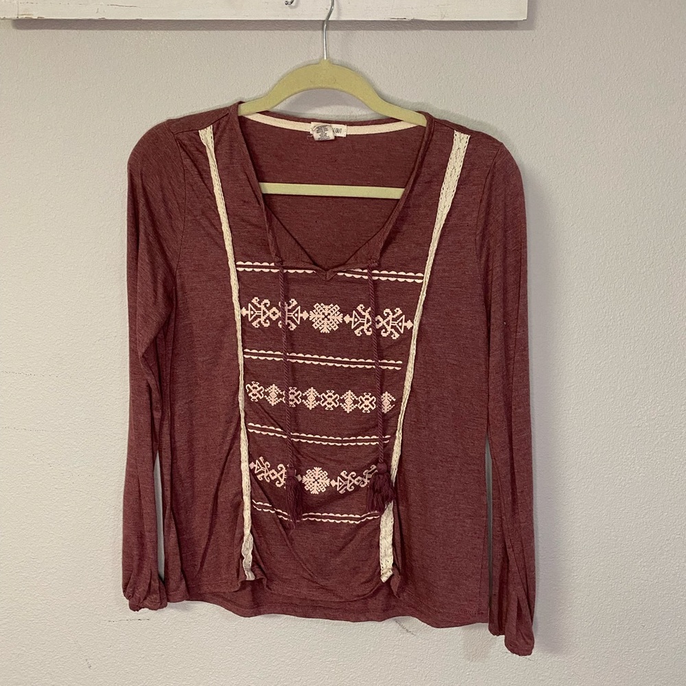 Dusty Mauve Blouse